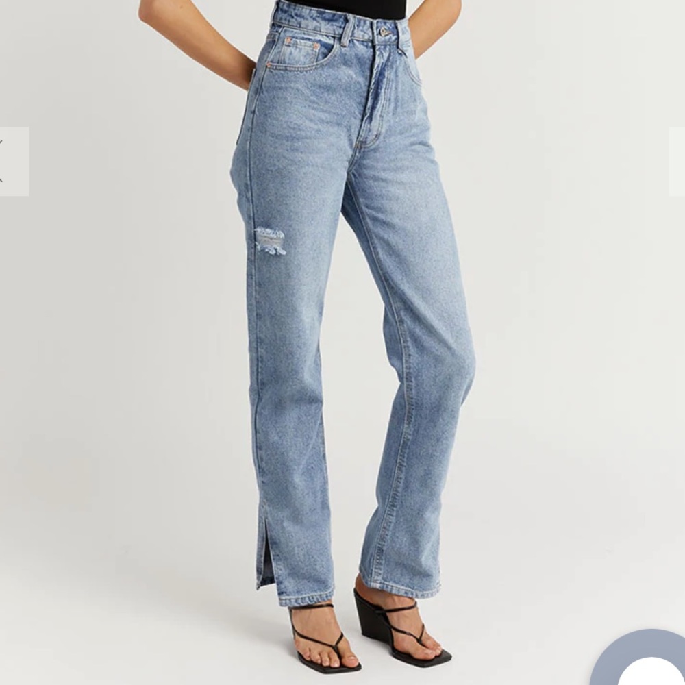 DISSH Jaden Blue Split Leg Jean